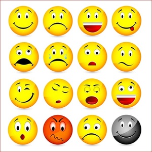Emojis of various emotions