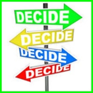 Decide sign post for decision-making