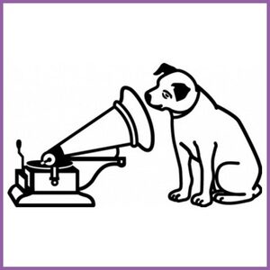 dog at gramaphone