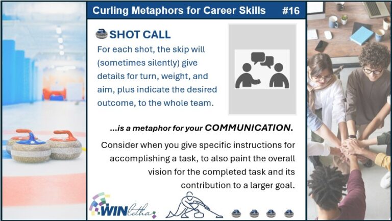 Call the Shot, Not Just the Steps • Winletha